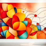 Colorful Abstract Art For Spring Refresh Makeovers