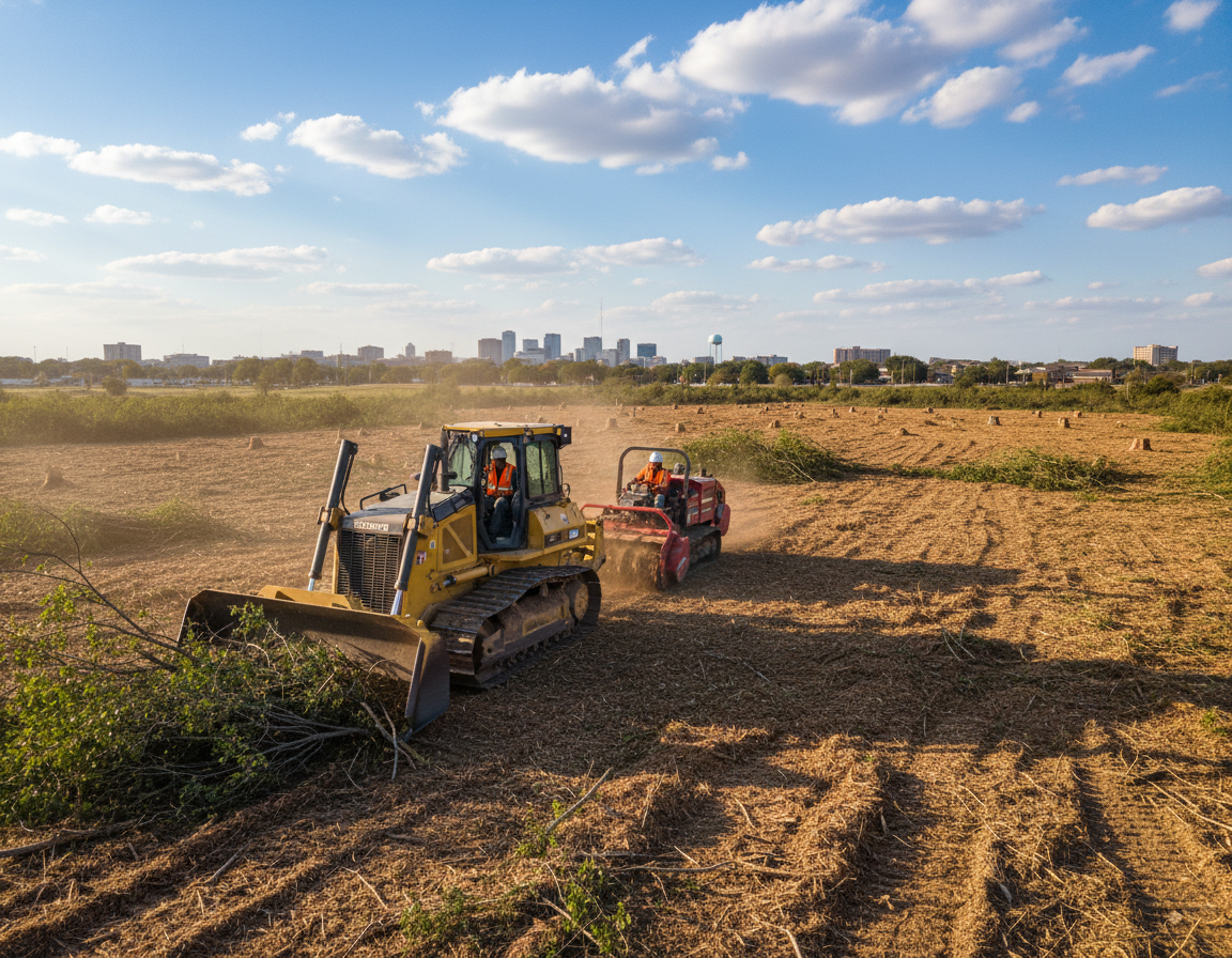 Grandview TX Forestry Mulching For Rural Property Maintenance