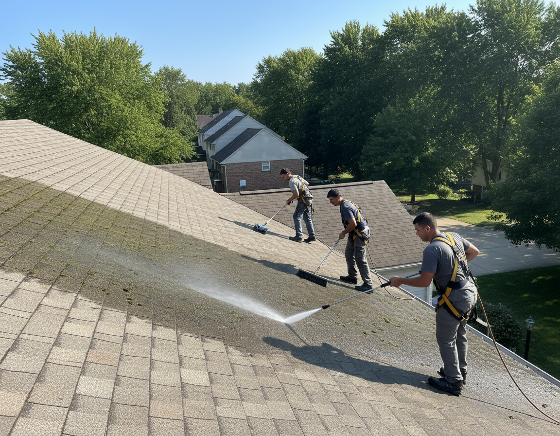 Hilliard Roof Cleaning For Stains Moss And Organic Growth