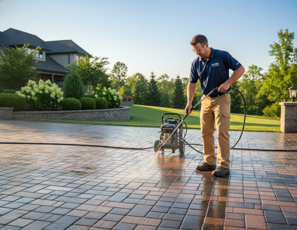 Lewis Center Paver Sealing for Sloped Walkways and Steps